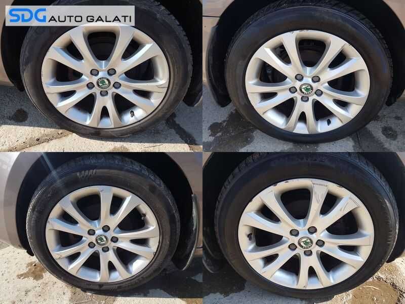 Set 4 Jante Roti Aliaj 5x112 225 50 17 R17 Skoda Superb 1 2002 - 2008