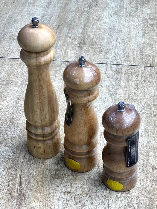Деревянная мельница для специй (3 размера)