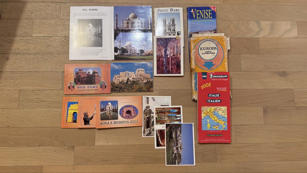 Pachet/Lot carti de calatorie si vederi (europa, india)