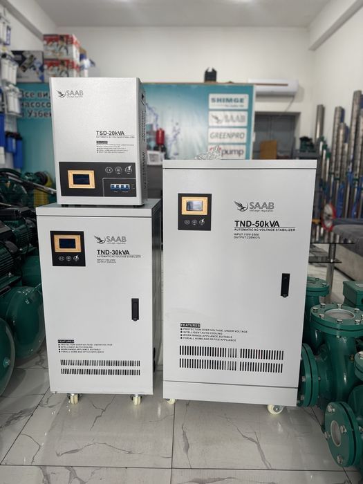 Стабилизатор напряжения SAAB TNS 75 kVA кВт латерний stabilizator 380W