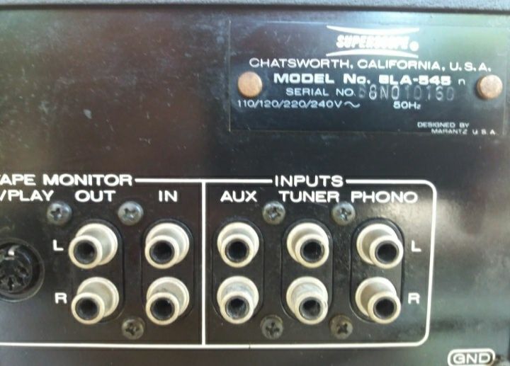 amplificator audio Superscope Marantz BLA-545 ( linie / instrumente)