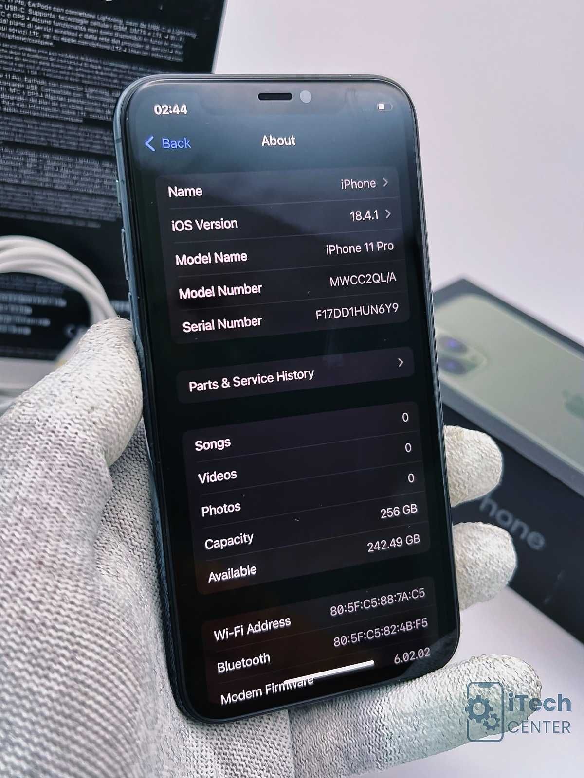 iPhone 11 PRO, 256GB, Midnight Green, 100% батерия, КАТО НОВ, ГАРАНЦИЯ