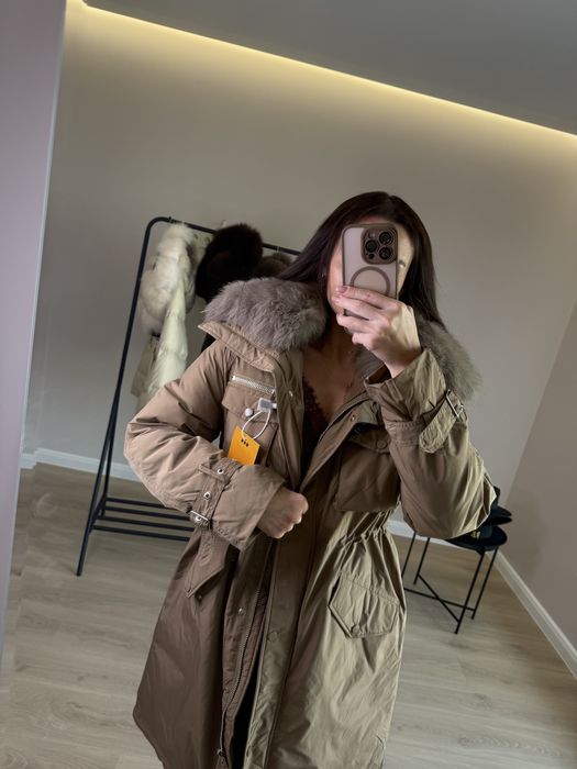 Парка с яка от ествен косъм