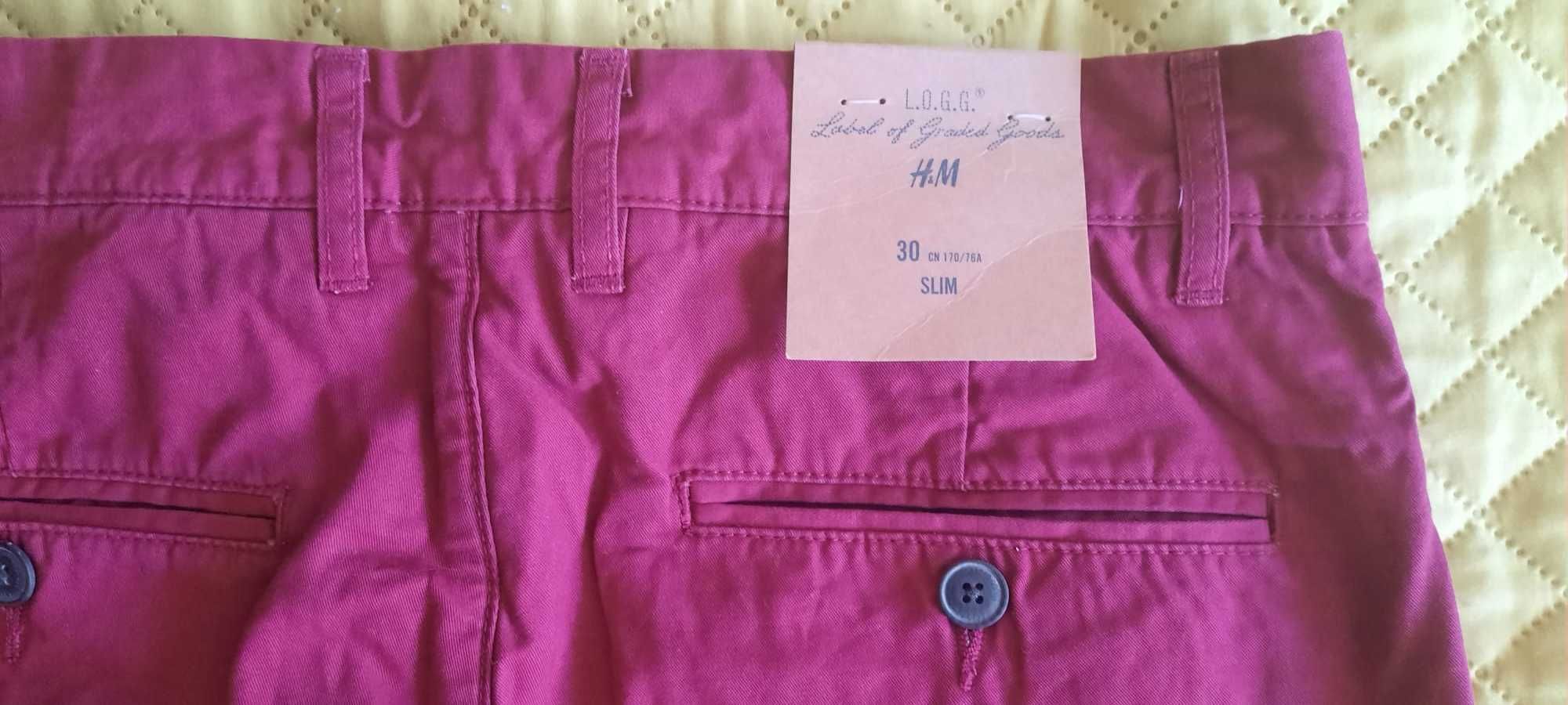 Pantaloni chino H&M model slim fit marimea 30