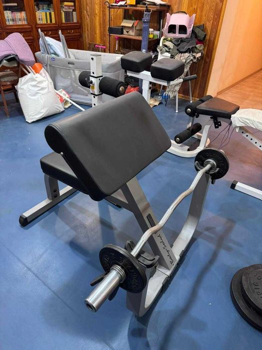 Скамья Скотта, с изогнутым грифом, Body Solid