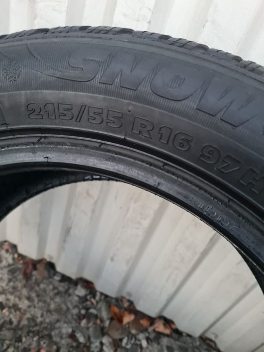 2 Anvelope de iarna*215/55R16*Riken*LICHIDARE STOC*100 Lei Buc*