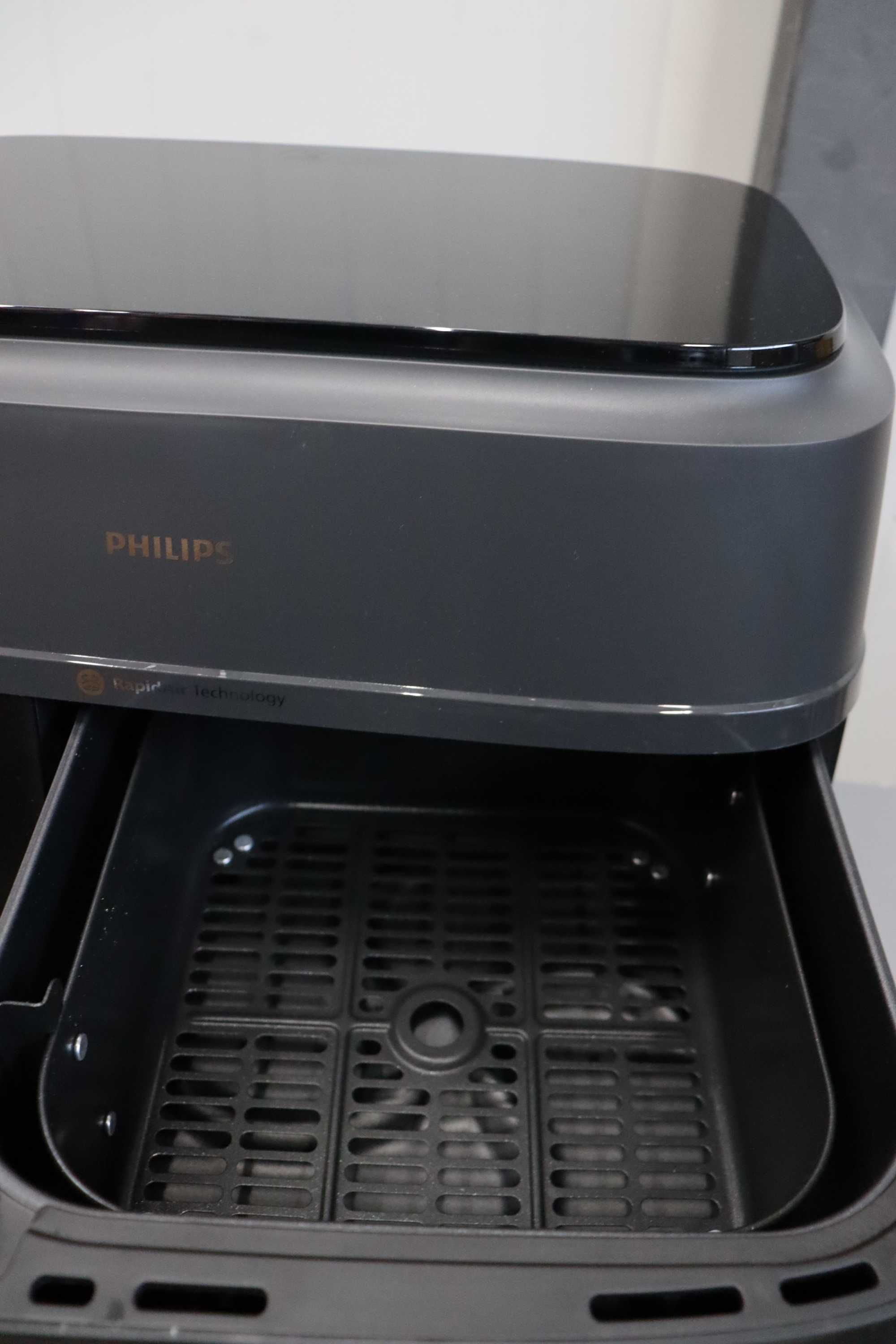Фритюрник Philips 3000 Series с двойна кошница, 9л, Quick Air 2750W