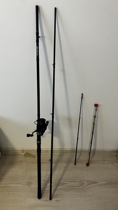 Lanseta Daiwa Black Widow Feeder, 3.30m, 100g, 3+2buc