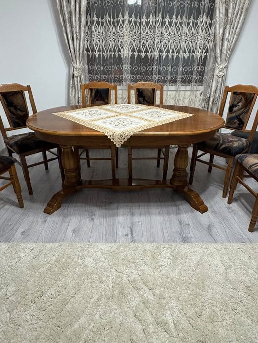 Masa extensibila lemn masiv BLACK FRIDAY