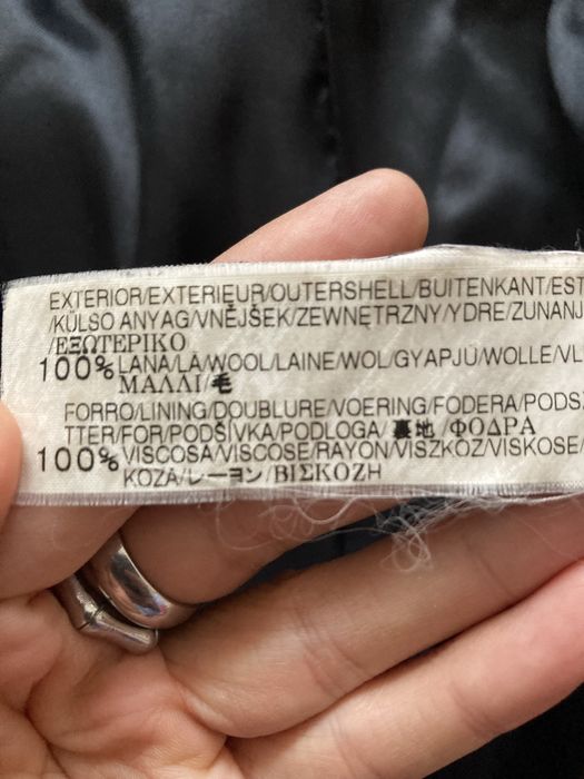 Palton Zara, M, 100% lana