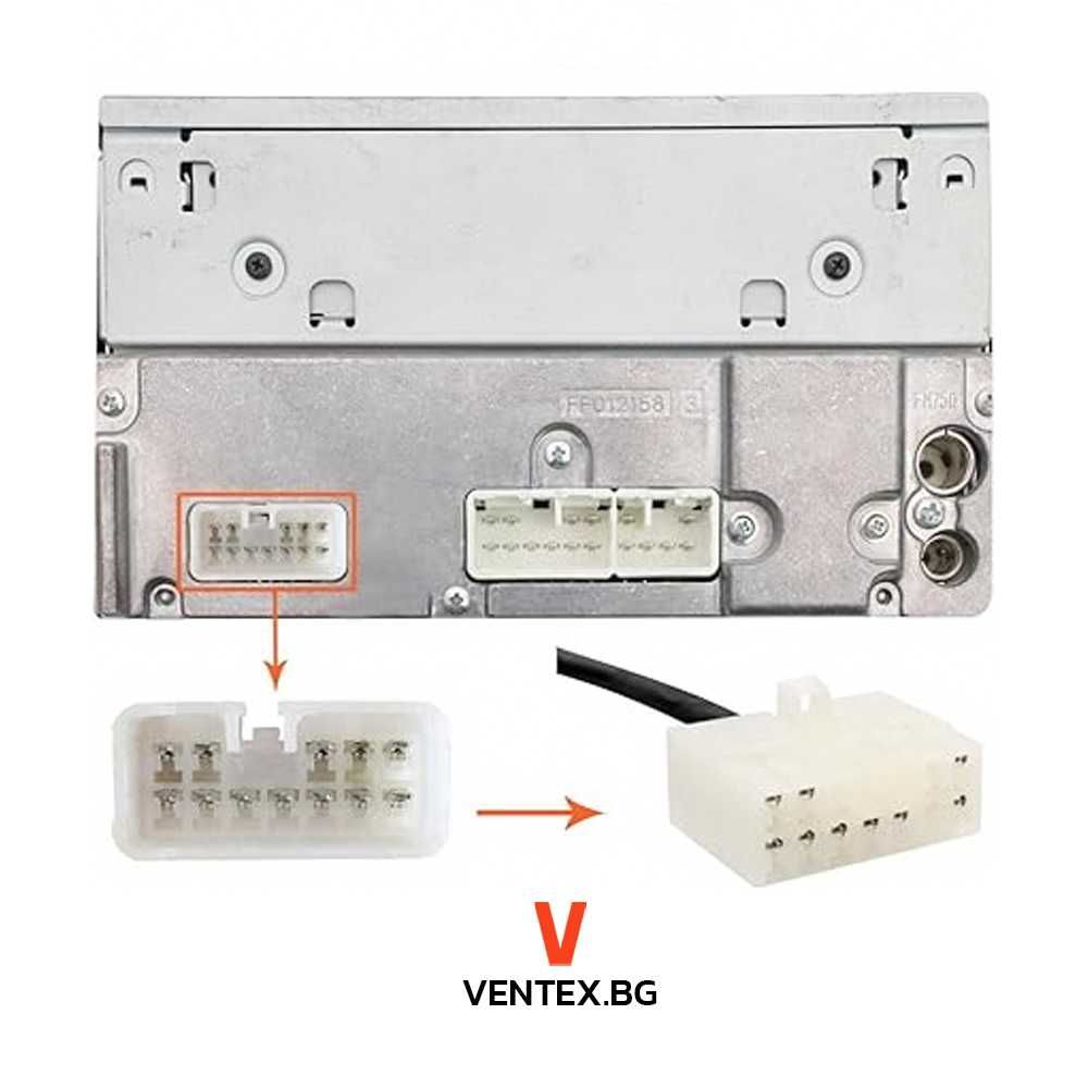 WEFA Дигитален чейнджър за Toyota от 1994 до 2005 + Bluetooth USB AUX