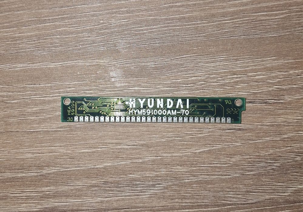 Module SIMM 1MB RAM Hyundai HYM591000AM-70 Korea 30 Pini