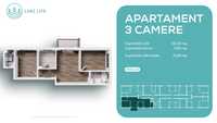 Dezvoltator-Apartament 3 camere | Bucuresti Nord Tunari Otopeni | 72MP