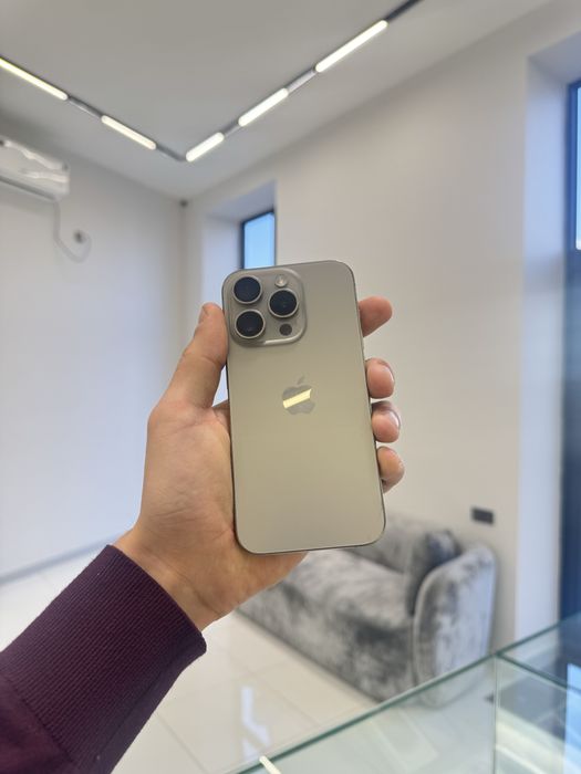 iPhone 15 pro natural titanium , ideal !