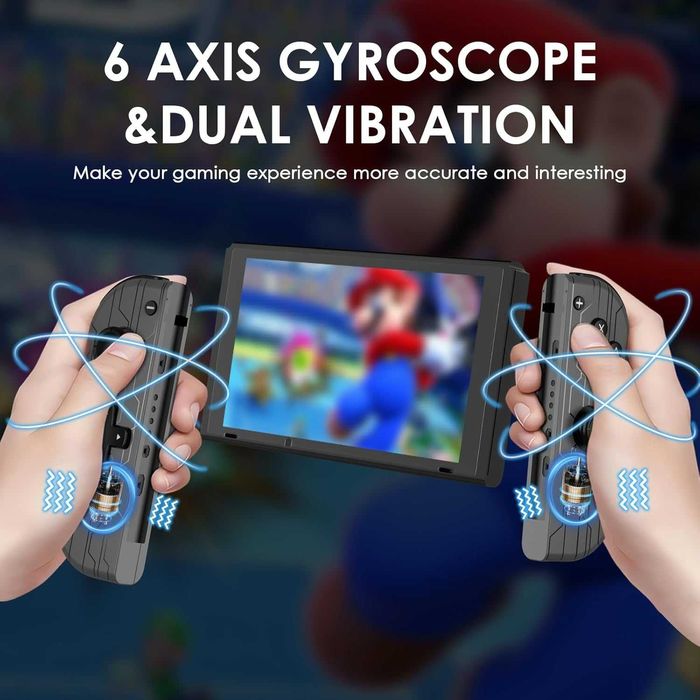 Безжичен контролер за Nintendo Switch/Lite/OLED с вибрация и жироскоп
