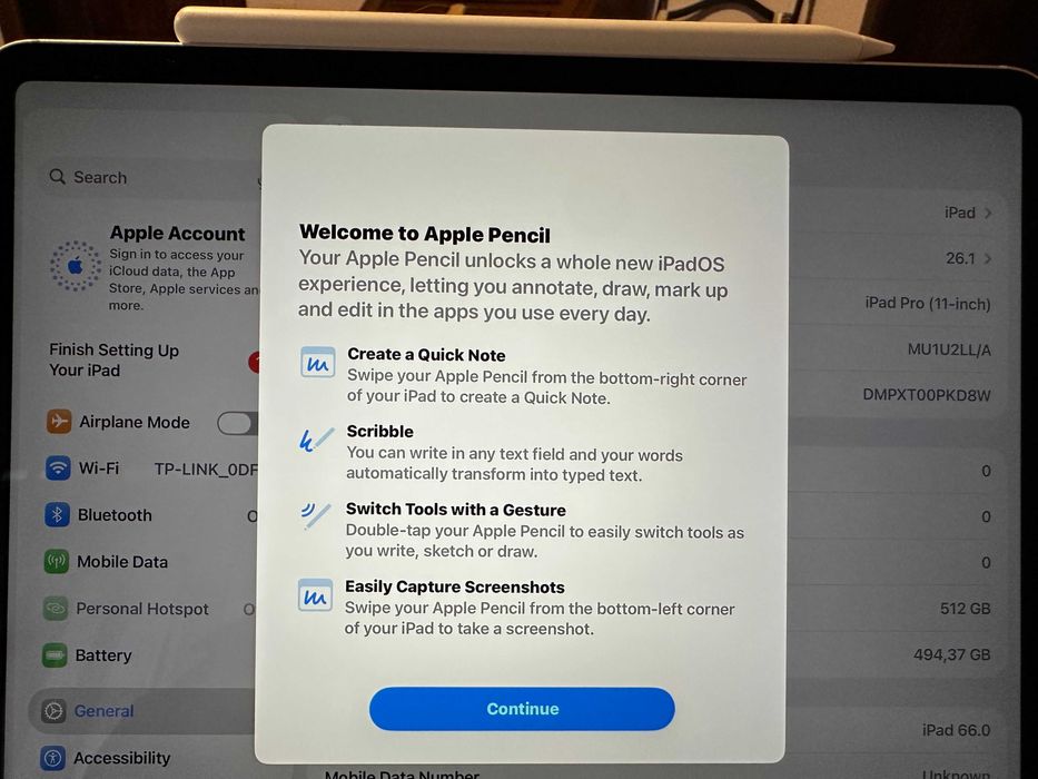 Ipad Pro Gen 1 cu 512GB + Tastatura originala Apple + Apple Pencil