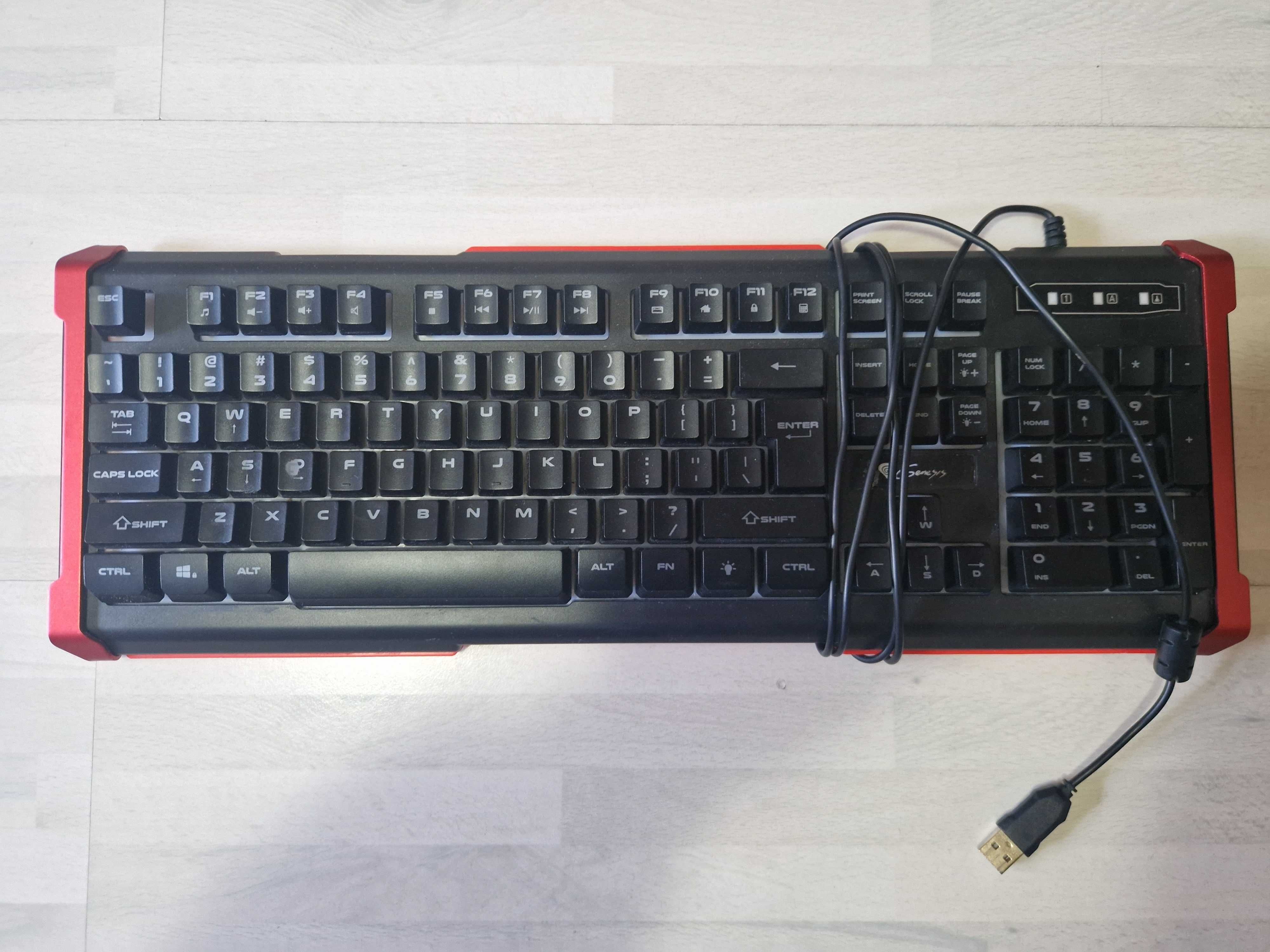 Клавиатура Genesis Gaming Keyboard Rhod 410 Backli
ght