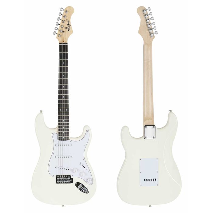 Set chitara electrica McGrey Rockit Guitar ST Alb