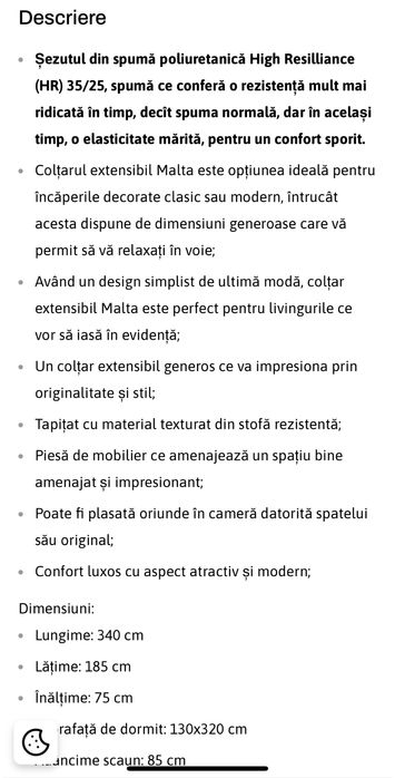 Coltar extensibil 340*185 Grafit