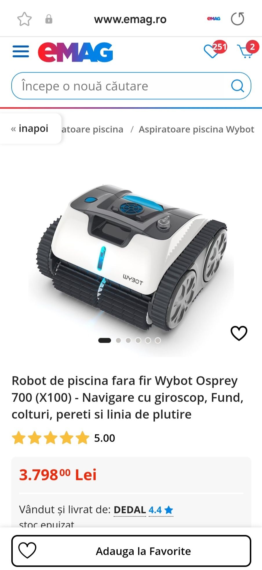 Roboti Piscina Zodiac Tornax Ot 3200,Osprey 700,Osprey 200 Max,