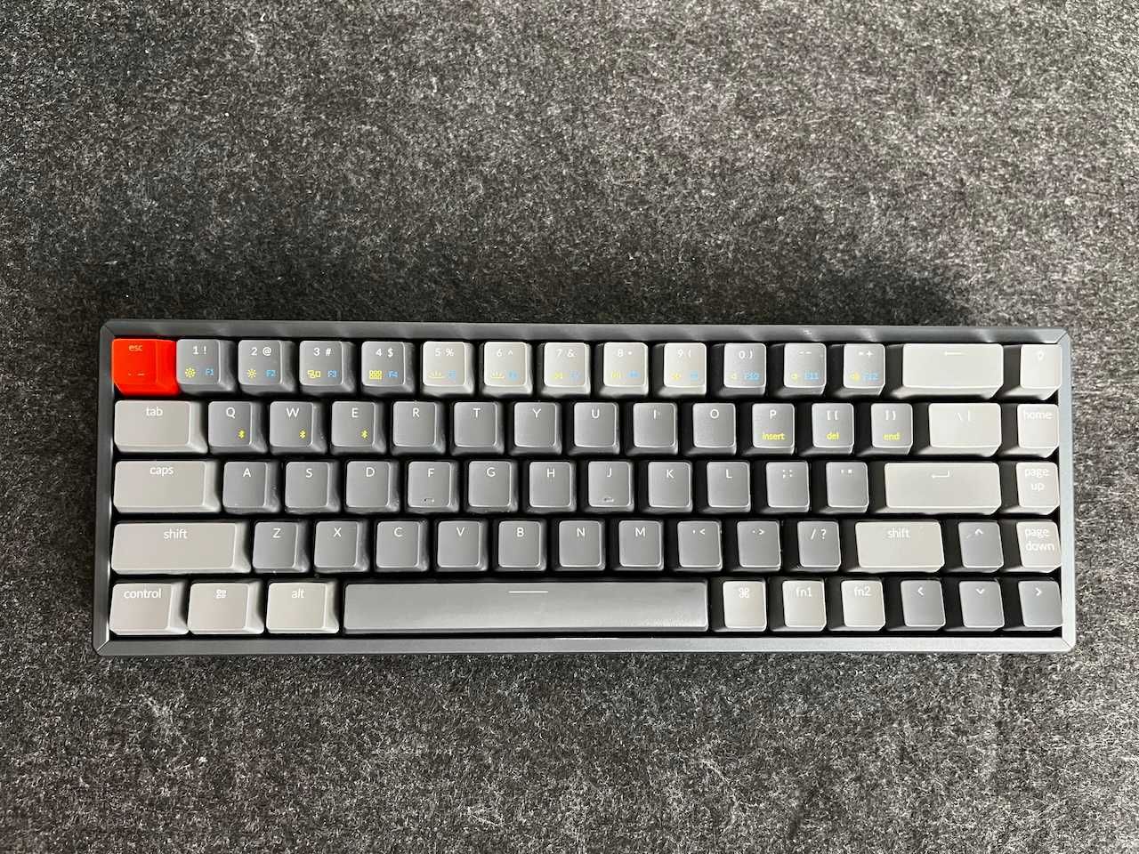 Keychron k6 Gateron Red Switch - Механична Клавиатура