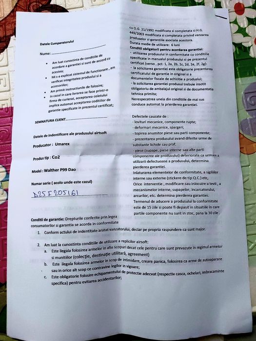 P99 DAO Walter 4joules Airsoft