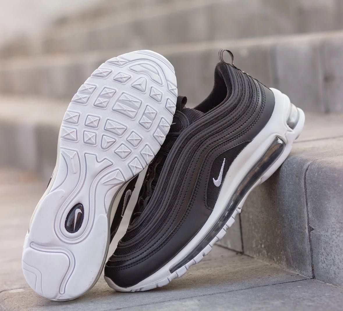 Оригинални NIKE AIR MAX 97 ‘Black White’ 40,41,42,43,44,45