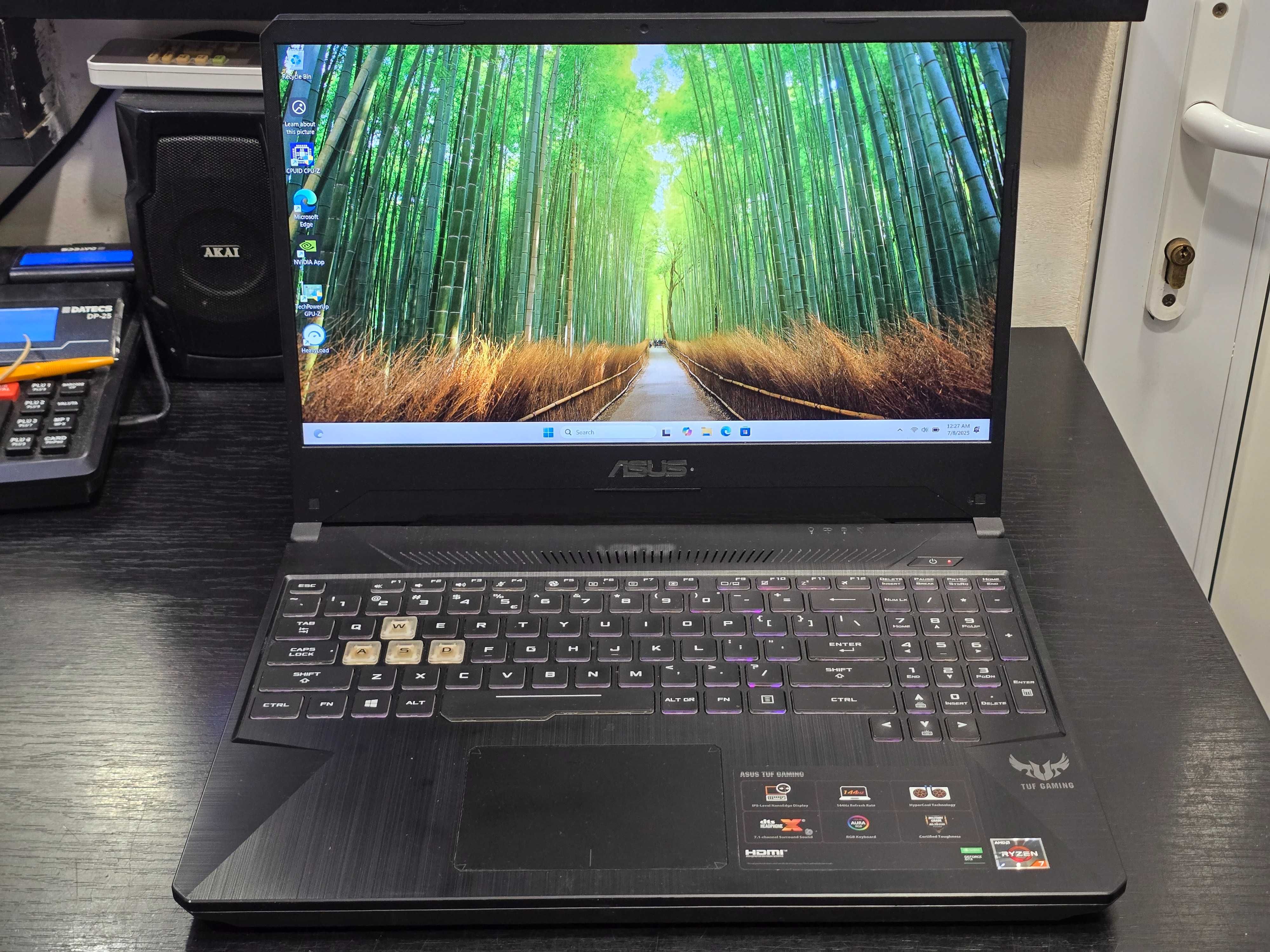 Hope Amanet P8 Laptop Asus TUF Gaming Ryzen 7 / GTX 1650