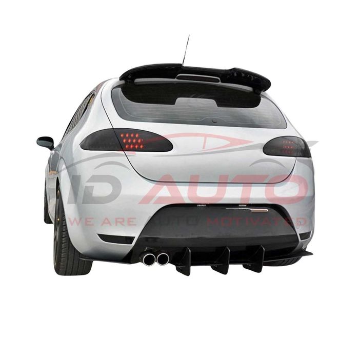Спойлер лип за багажник Seat Leon MK2, черен гланц, Сеат леон