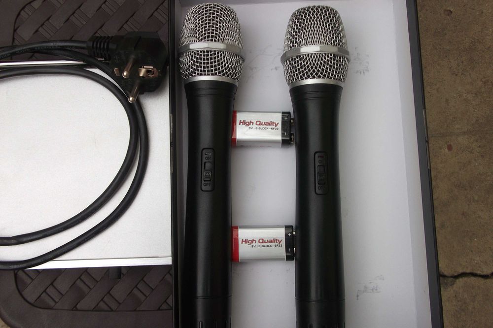 Set 2 Microfoane Profesionale Wireless Auna-Fu-2-S.