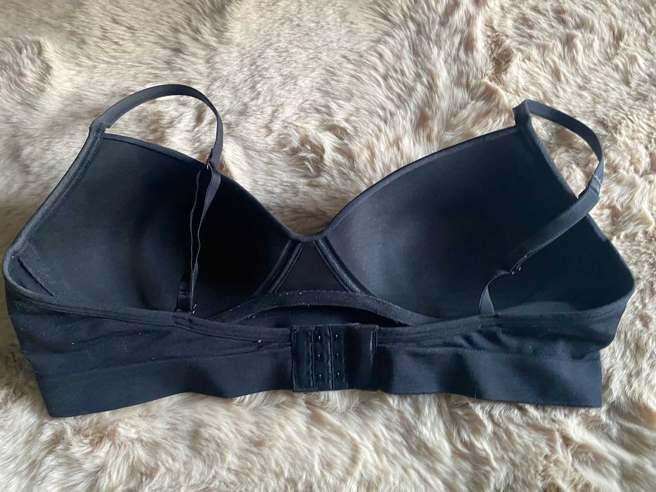 Sutien/bustiera negru, fara sarma, M/L, comod