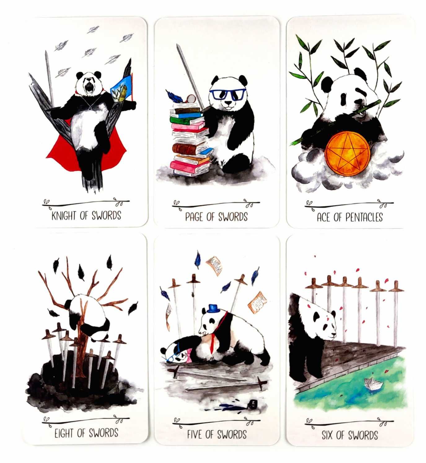 Таро карти:White Cats Tarot &Black Cats Tarot & Way of the Panda Tarot