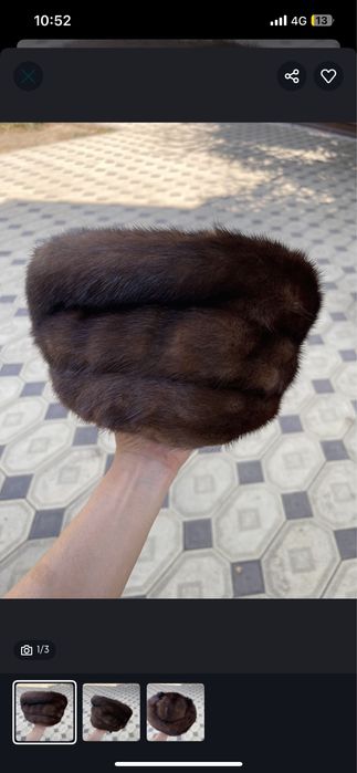 Продам норковую шапку