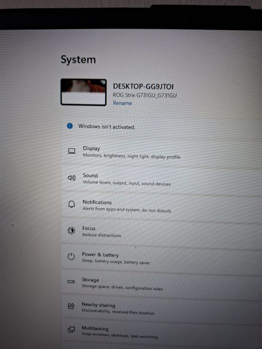 Laptop Gaming Asus Rog Strix