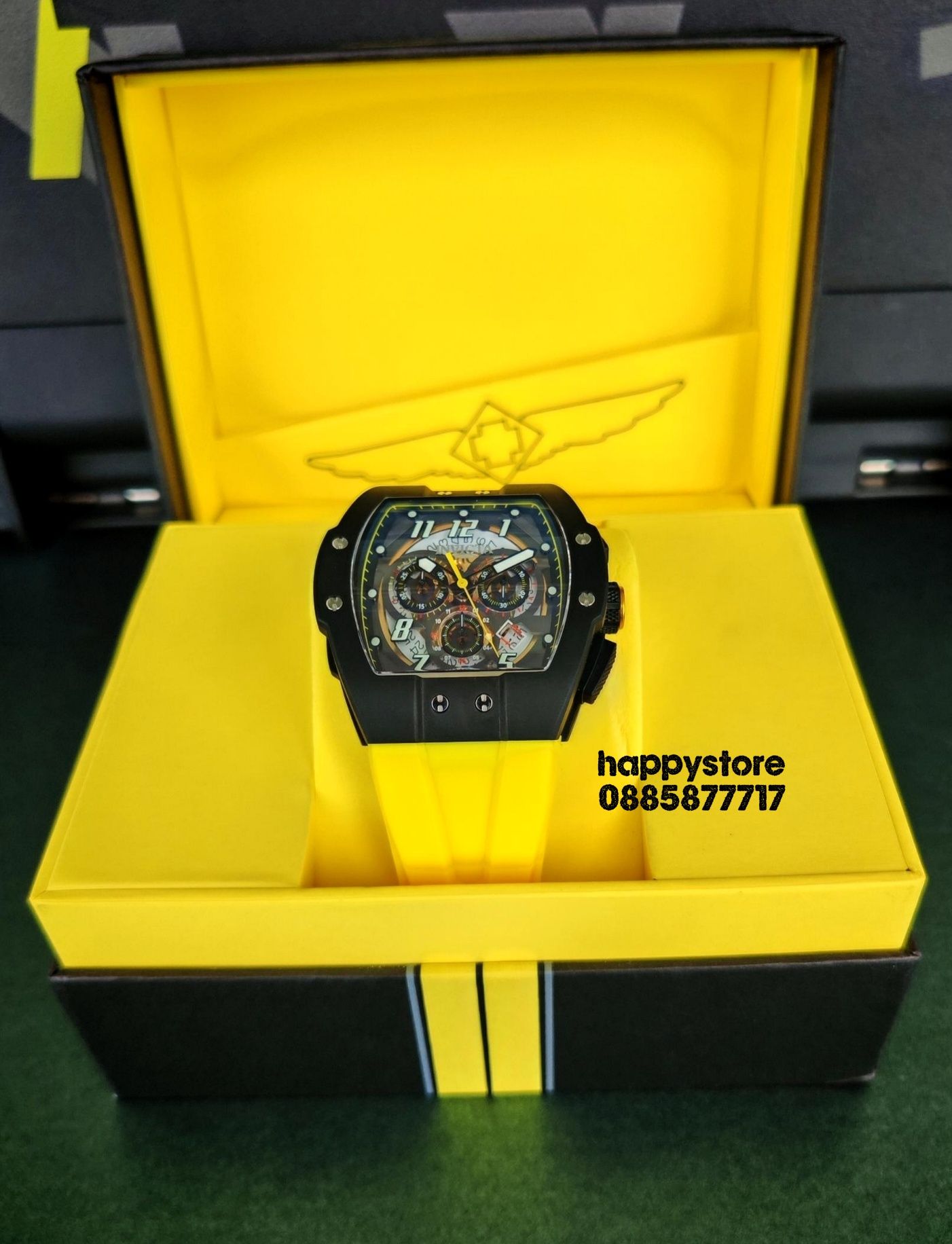 INVICTA JM Correa Swiss Yellow LIMITED EDITION, Инвикта нов часовник