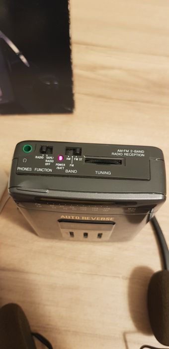 Walkman Sharp Autoreverse Radio Am/Fm X-bass