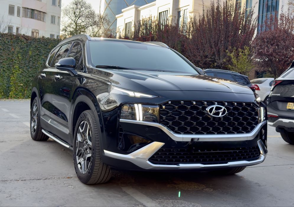 Hyundai Santa Fe 2022, 2.4 — Ideal holatda! Qora rangda.