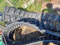 Senile cauciuc excavator 450×76×82