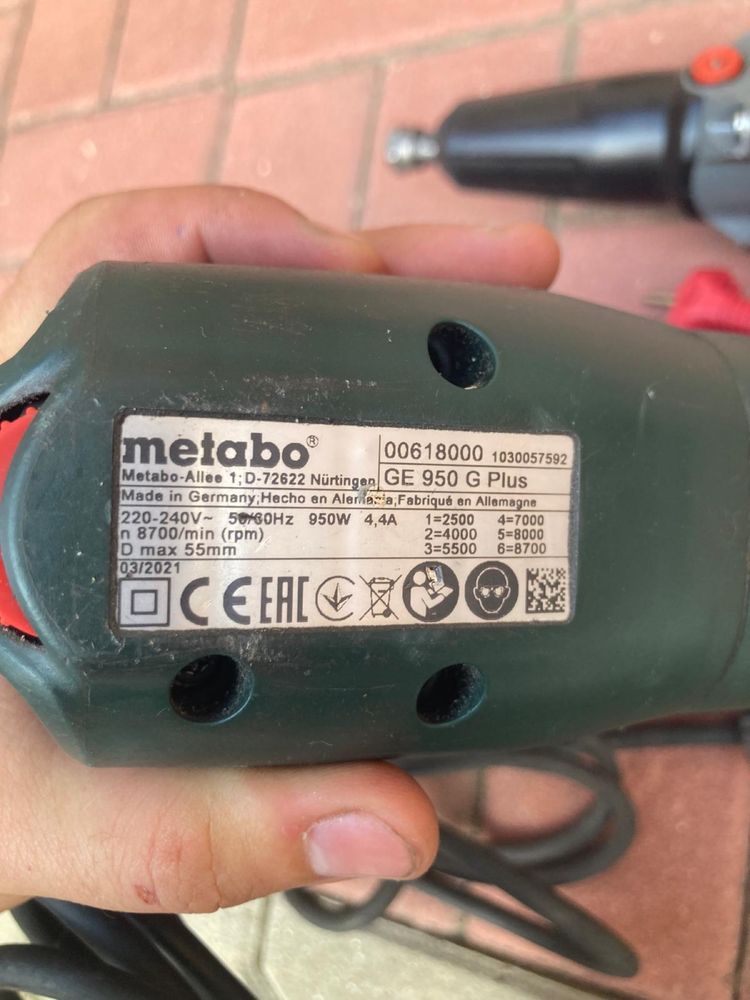 Polizor unghiular METABO GE 950 G PLUS