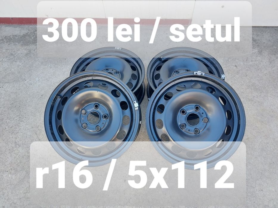Jante tabla r16 / Vw Audi Skoda Seat / 5x112 / ET 43