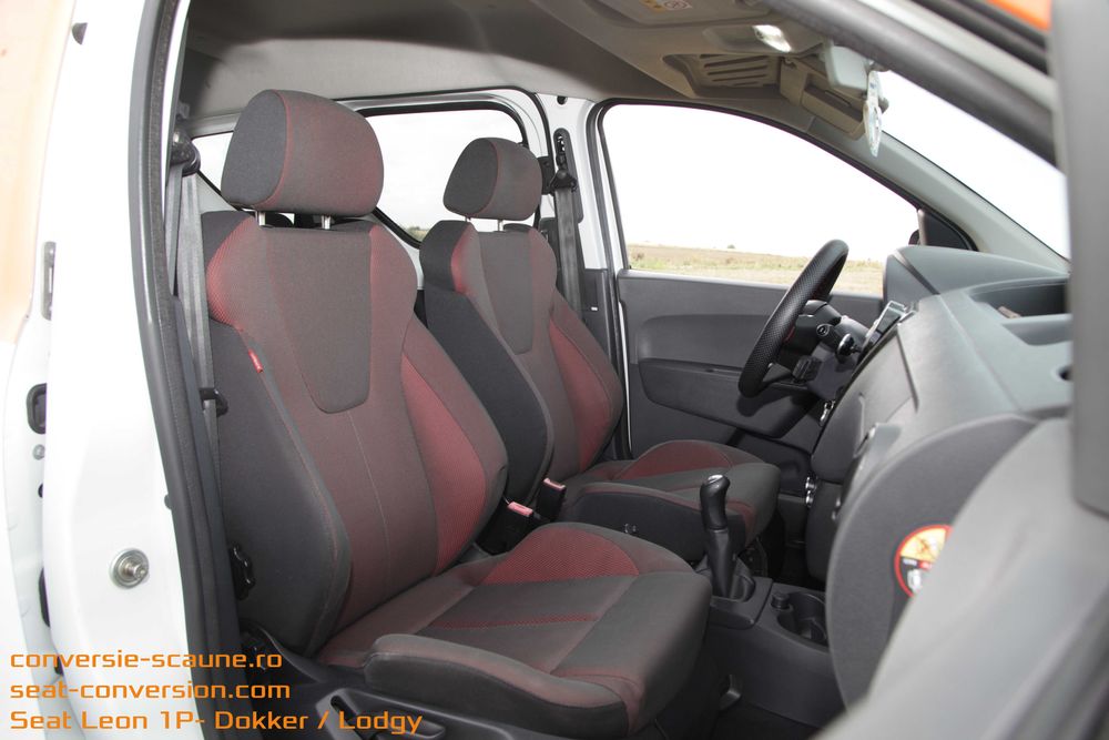 Sistem adaptare scaune de Seat Leon FR 1P pe Lodgy Dokker