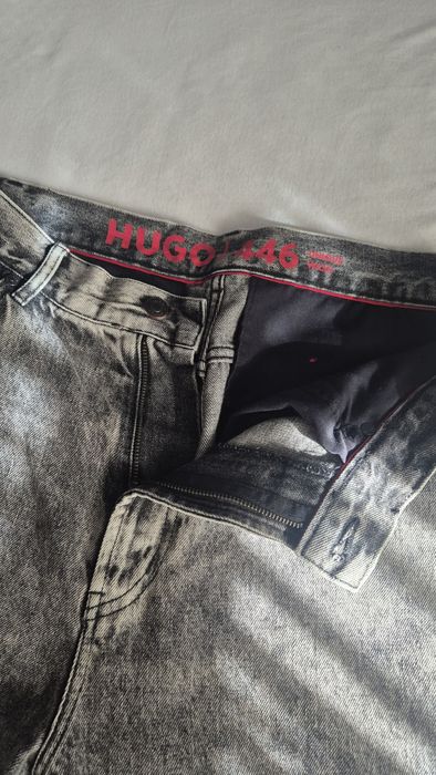 Blugi Hugo, baggy marimea S/M, gri