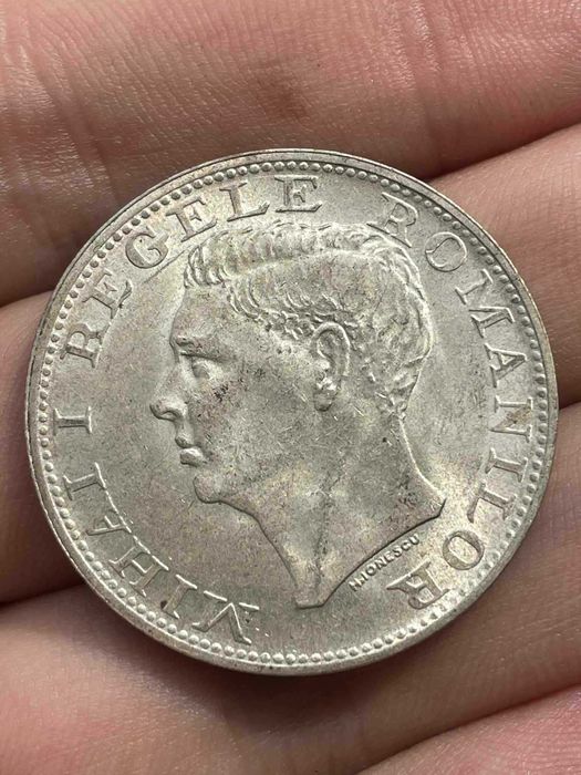 Mihai 500 lei 1944 - argint - stare excelenta