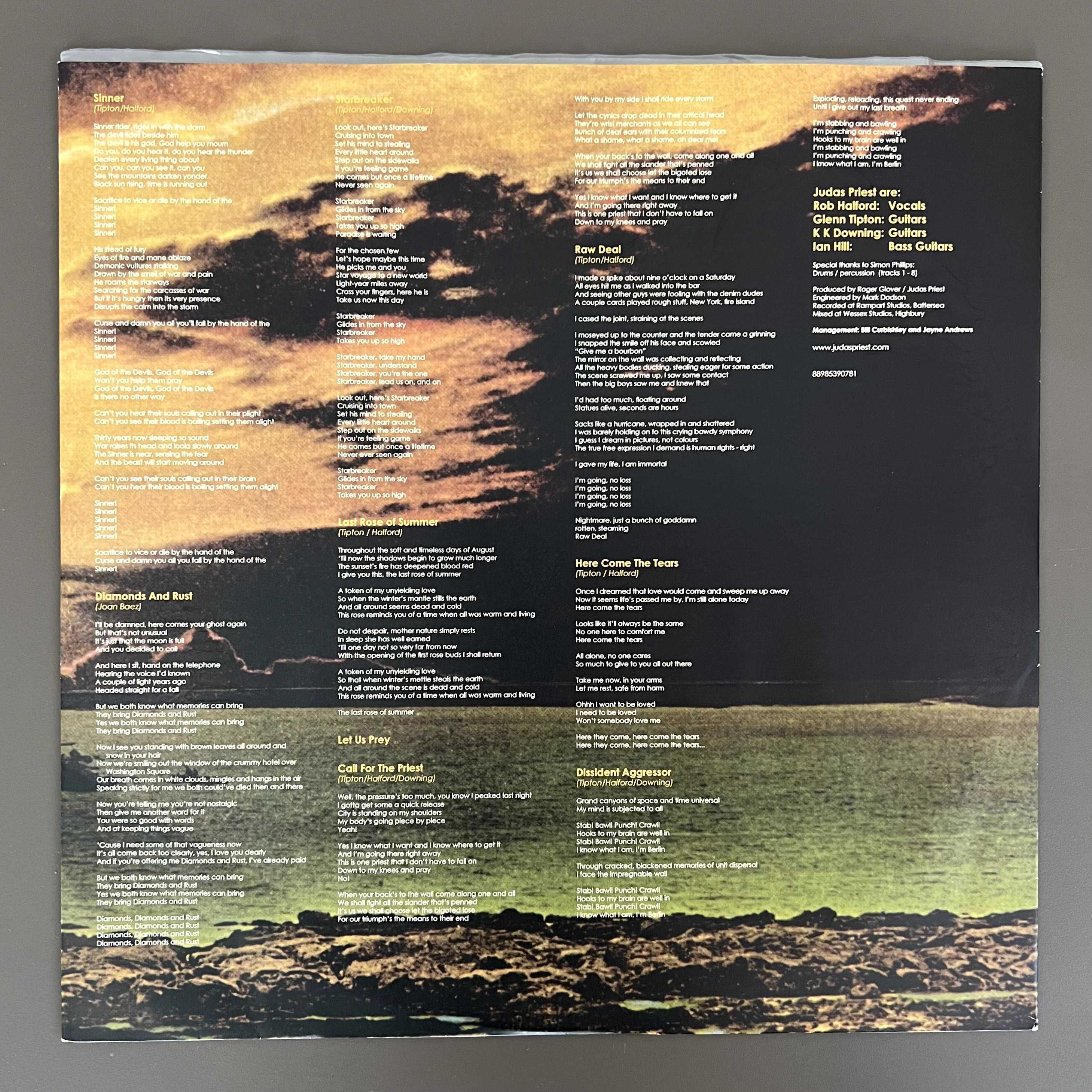 Judas Priest - Sin After Sin, Vinyl 180gr, M/NM