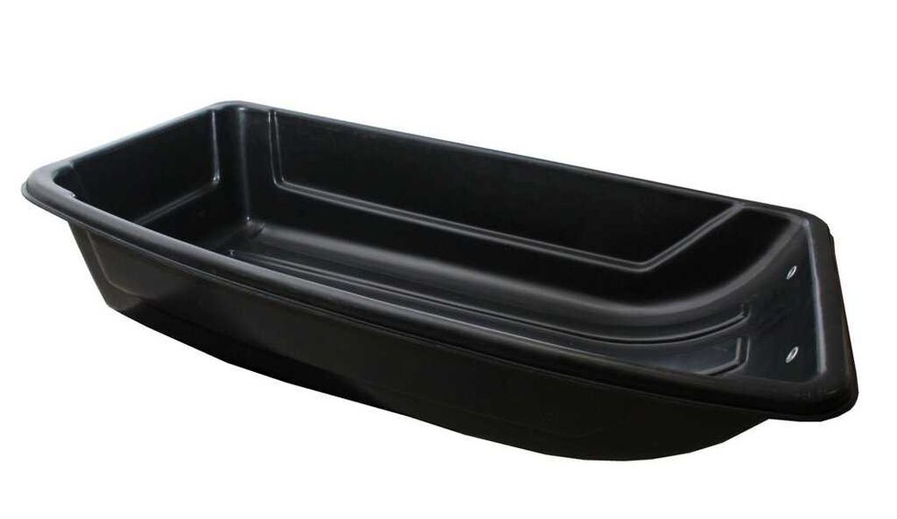 Сани корыто рыбацкие  с люверсами 1200х600х250 пластм для уборки снега