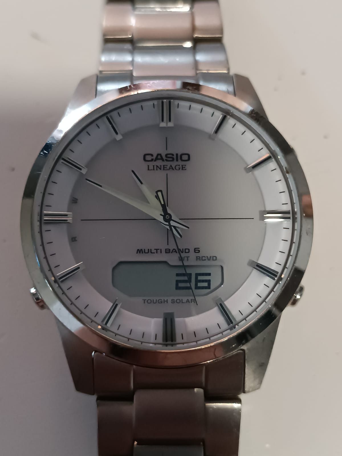 Lot 3 Ceasuri Casio Lineage 5161 LCW Solar-Radiocontrol-Titan-Steel