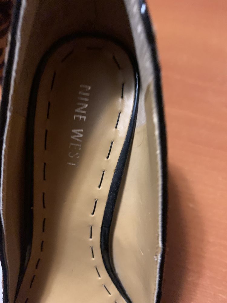 Чисто нови тигрови обувки Nine West, Дамски кожени чехли