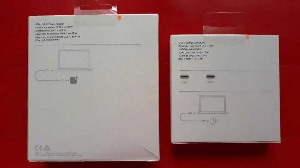Incarcator priza +Cablu USB-C 87W ORIGINAL Apple Macbook Pro 15" A1708