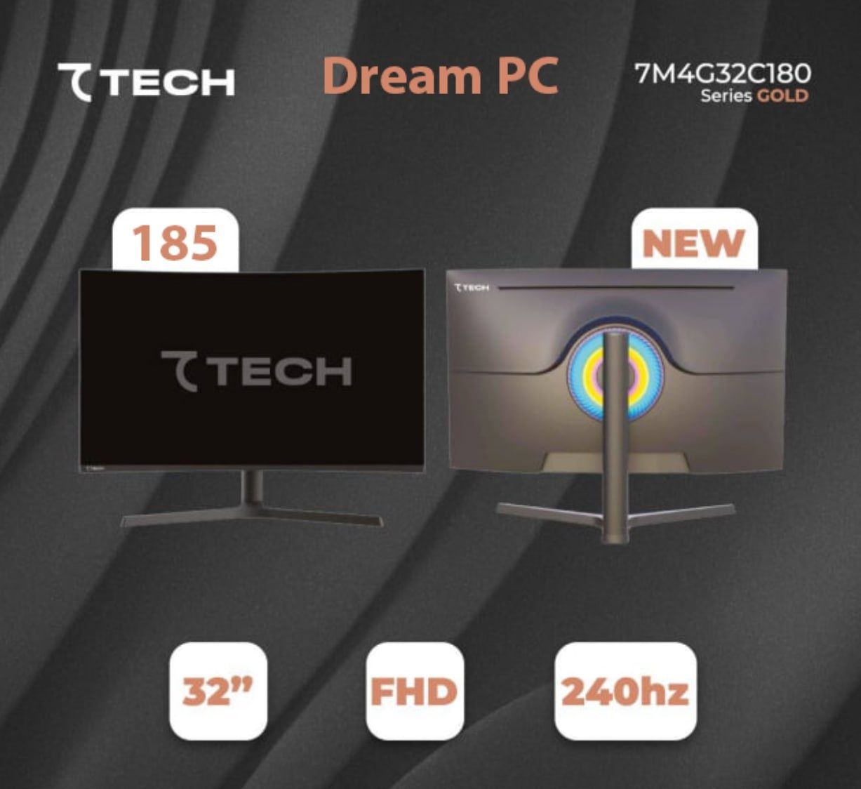 Seven Tech monitor 240hz 180hz 120hz 4K 2K