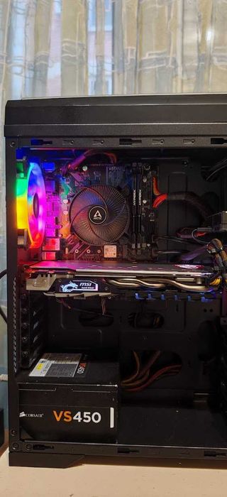 Добро Гейм PC I5 9400/16Gb/256Gb SSD+1Tb HDD/MSI Quicksilver GTX 1070